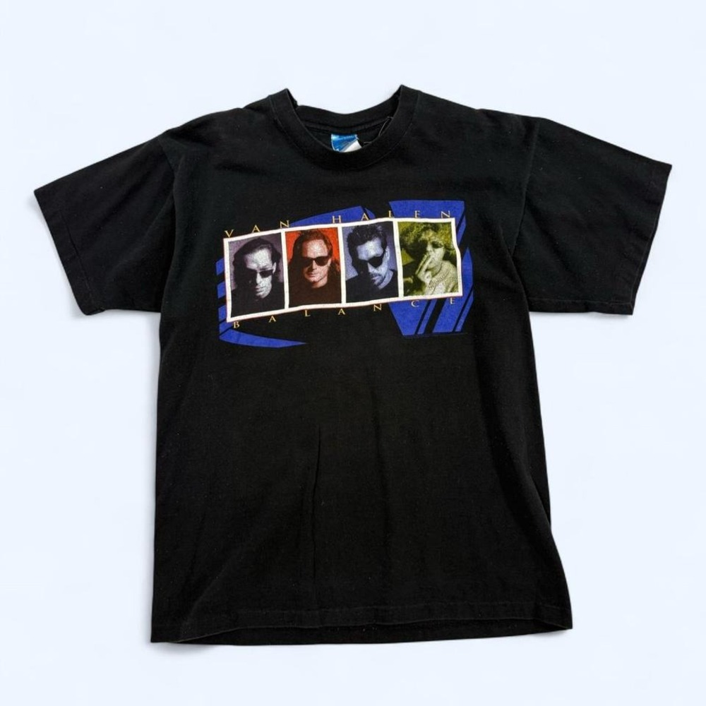 1995 Van Halen Balance Rock Tour vintage t-shirt black
